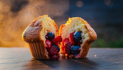 Delicious Berry Muffins - A Sweet Treat for Any Occasion.