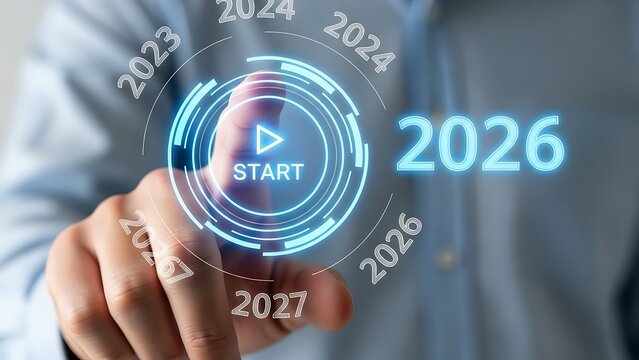 Starting new project in 2026 with futuristic interface - Powered by Adobe