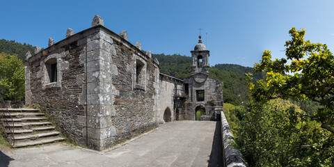 Historic Stone Monastery Amidst Lush Forest