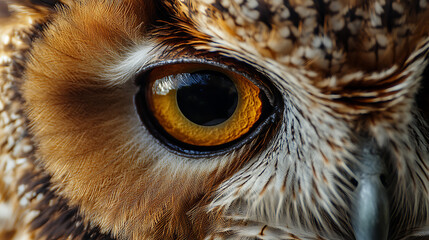 close up of an owl