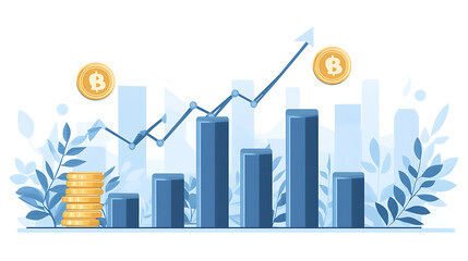 Business and sales-themed background with icons like shopping carts, money, stores, and packages. Ideal for wallpaper, presentations, marketing, and e-commerce designs.