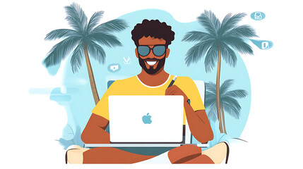 Business and sales-themed background with icons like shopping carts, money, stores, and packages. Ideal for wallpaper, presentations, marketing, and e-commerce designs.