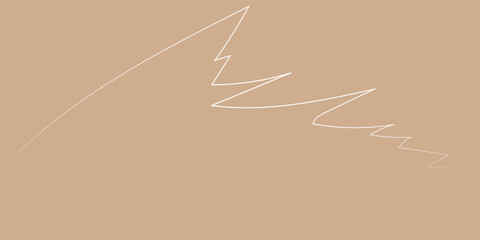 Abstract Wavy Lines on a Warm Beige Background.