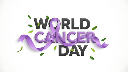 Obraz premium World cancer day awareness campaign