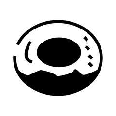 donut cake icon vector illustration