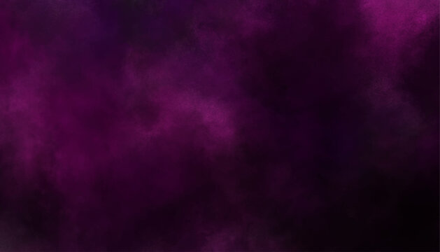 Dark Purple Grunge Texture Background with Smoky Abstract Effect