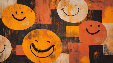 Business and sales-themed background with icons like shopping carts, money, stores, and packages. Ideal for wallpaper, presentations, marketing, and e-commerce designs.