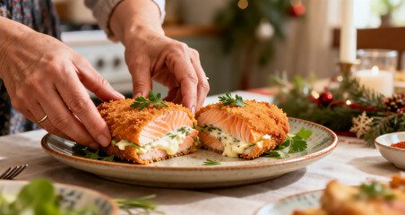 Premium Salmon Cordon Bleu For Family And Corporate Settings