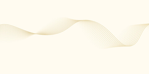 Abstract orange waves on light orange backdrop