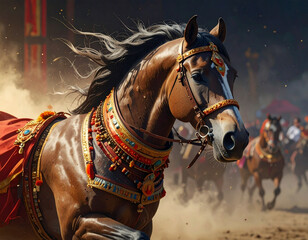 Horse Chinese New year fire 191828373