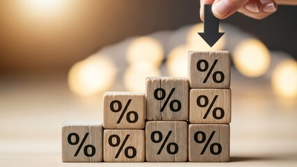 Business success and failure concept with 3D letter blocks on a computer keyboard symbolizing digital communication and decision making