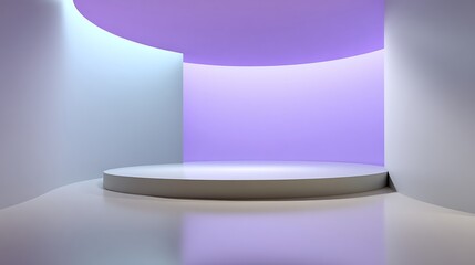 Dynamic stage setup for performances modern venue 3d environment abstract design