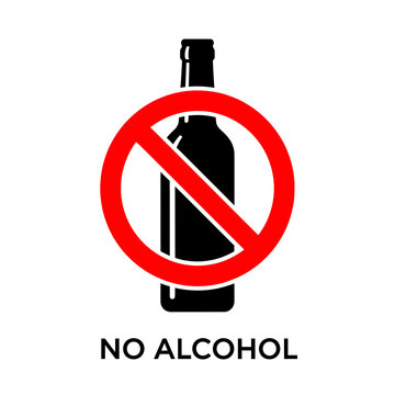 no alcohol sign