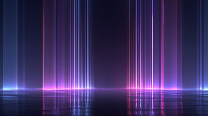 Futuristic neon light streaks technology backdrop