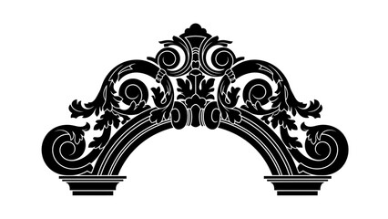 vector illustration of a column