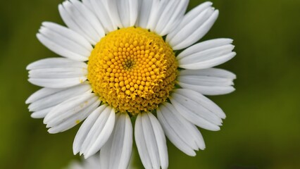 White daisy flower close up