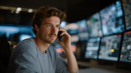 A cybersecurity analyst taking control of a network breach via rapid command-line inputs, streams of red alerts turning green — digital defense, system stability, and real-time threat mitigation.