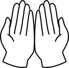 Hands drawing illust 손 