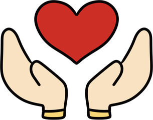 Hands drawing illust 손 