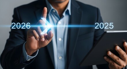 Business forecasting and planning for future growth from year to year with financial projections