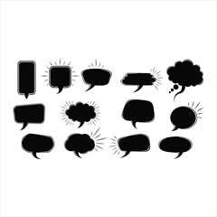 Comic Bubbles Vector