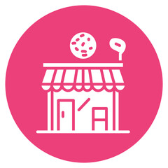 Golf Shop icon vector image. Can be used for Golf.