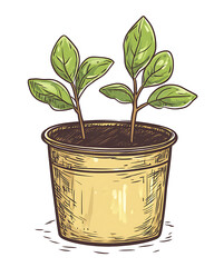 recycling and nature themes: photos of trees sprouting from waste, Earth held above trash, and green initiatives with ample blank spaces for environmental messages.