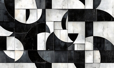 Tile or carpet pattern background with decorative, symmetrical elements. Ideal for wallpaper, textiles, or digital design projects.