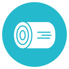 Hay Bale icon vector image. Can be used for Agriculture. © SAMDesigning