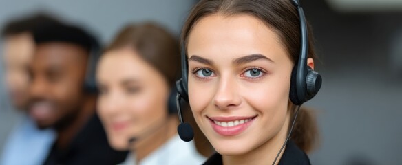 the dedicated customer service call center team managing urgent support inquiries