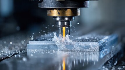 Closeup medium shot of smart integrated sensors capturing surface imperfections during polishing demonstrating advanced automated quality control technology.