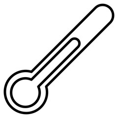 Moderate temperature vector icon. Weather icon line style. perfect use for logo, presentation, website, and more. modern icon design outline style 