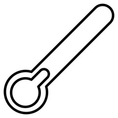 Cold temperature vector icon. Weather icon line style. perfect use for logo, presentation, website, and more. modern icon design outline style 