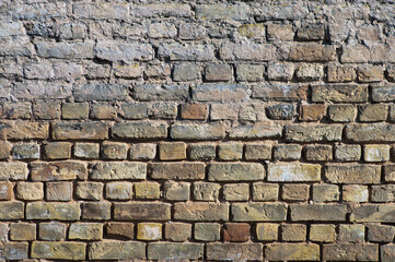 Fototapeta premium brown background, in the photo an old brick wall
