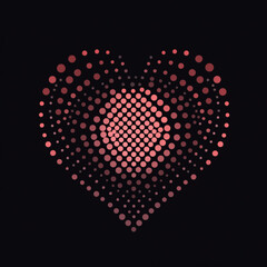 Coraz&oacute;n hecho con puntos