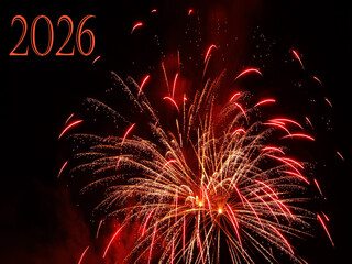 Feuerwerk Neujahr 2026