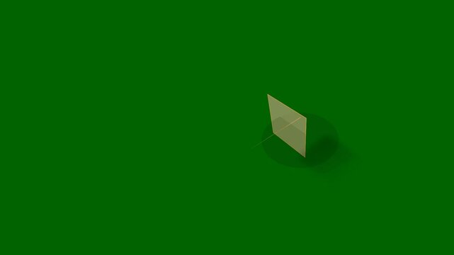 A modern abstract animation of light beams passing through a rectangular area, rotated with perspective.