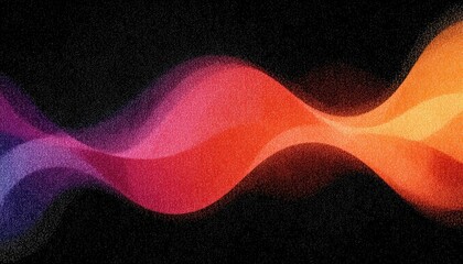 Abstract flowing light particles create a vibrant spectrum of color across a dark background, perfect for dynamic presentations or energetic event backdrops.