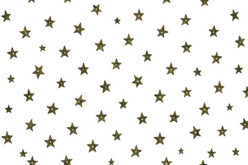 Stars are scattered on a bright background creating a simple pattern for various uses and activities