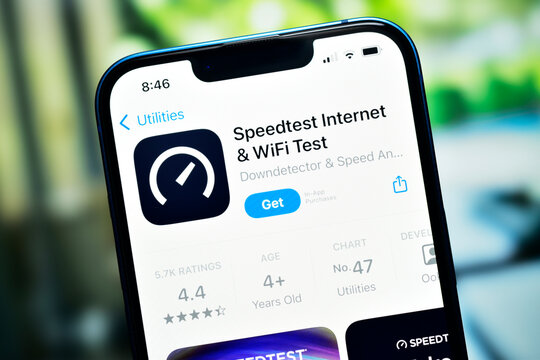 Speedtest by Ookla internet speed app on mobile