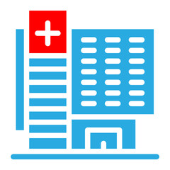 Obraz premium hospital building icon