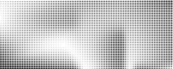 Abstract gradient halftone wave dotted textured pattern. Retro comic pop art backdrop with halftone dots design. Vintage backdrop for comic superhero text, speech bubble, message. Vector ilustration © Rizki