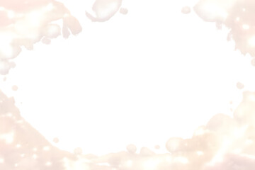 Obraz premium Abstract soft white bokeh background with shimmering light particles and subtle frame