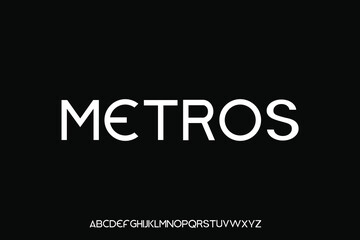 Obraz premium Display alphabet font vector design suitable for headline, poster, logo, magazine and many more