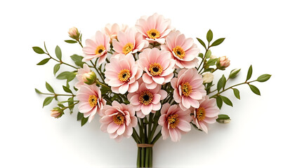 Fototapeta premium Bouquet of Pink Gerbera Daisies Bound with Twine