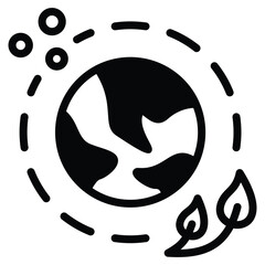 Biology Subjects Icon Line Vector Illustration