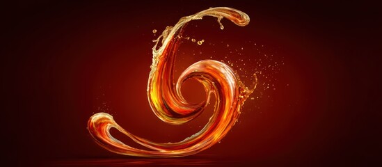 Fiery Swirl of Liquid Fire.