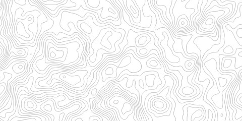 Contour abstract map relief land outline. Topographic map patterns. White wave paper curved reliefs abstract background. Background of the topography map. Abstract pattern with lines. © armans