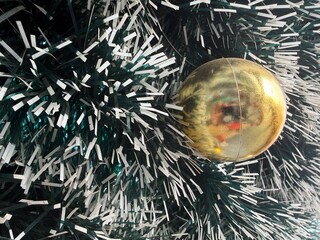 Closeup of Christmas bell