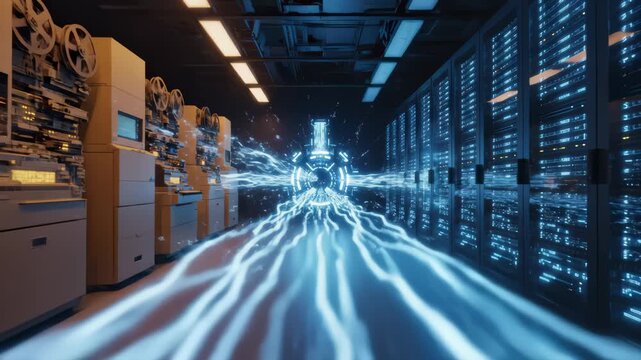 Data Transfer Between Vintage Servers and Modern Server Racks